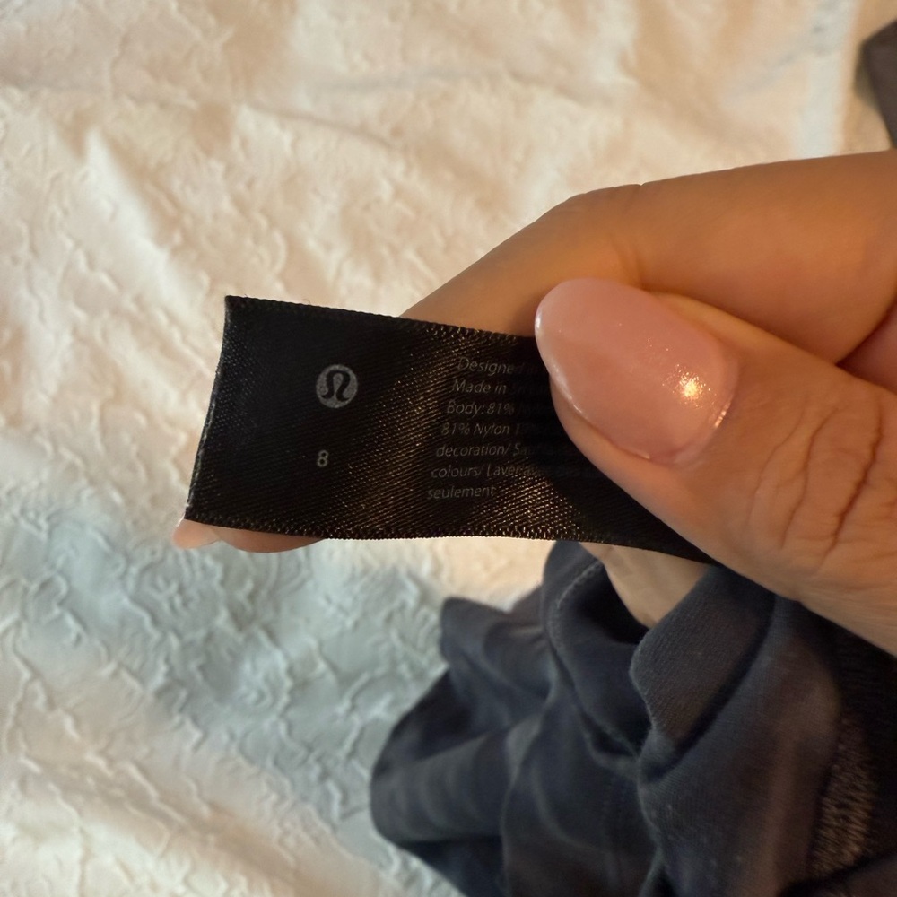 Lululemon Cool Racerback in Black and Graphite Grey - Picture 4 of 4